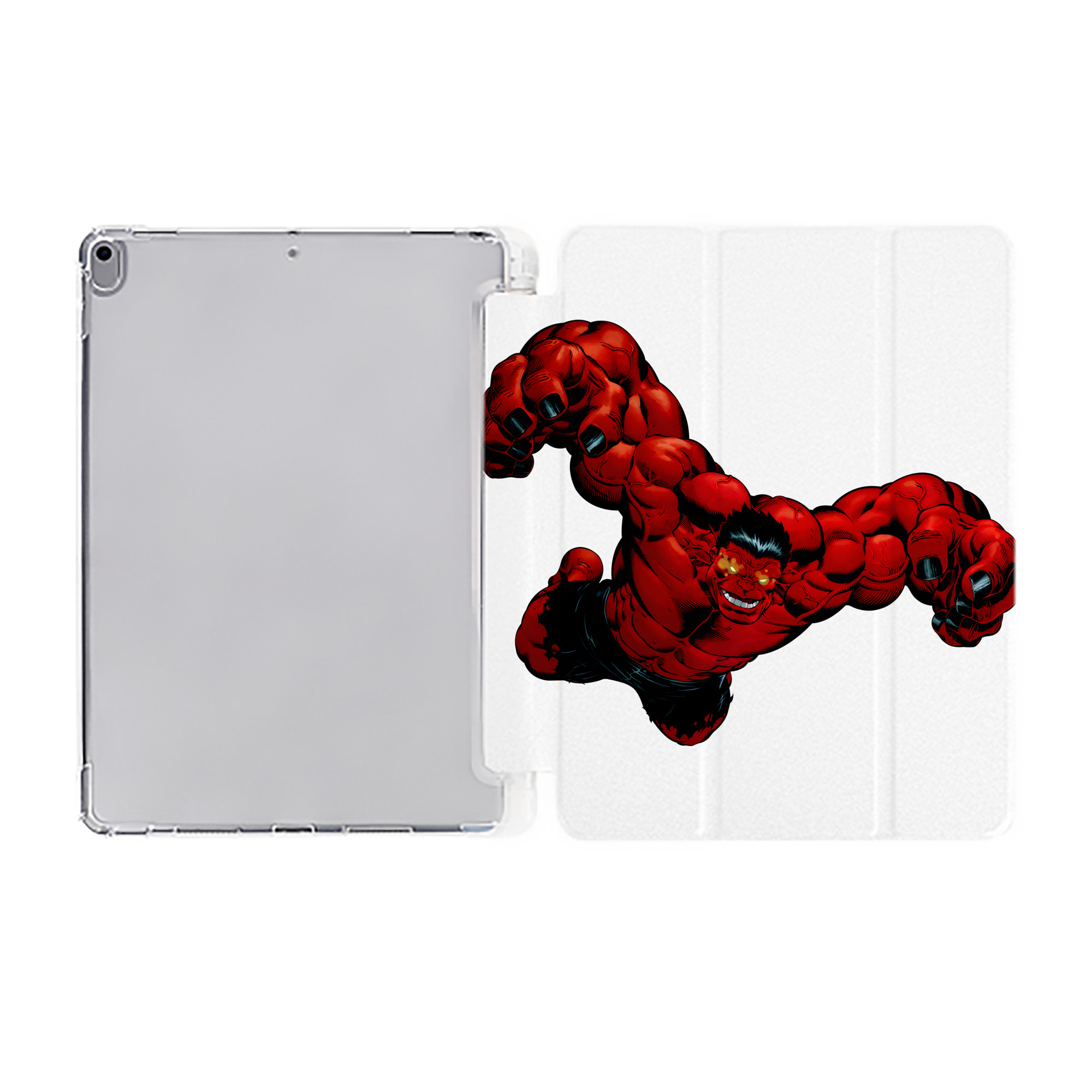（画像用） アベンジャーズ The Avengers IPad ケース ペン収納付き 三つ折りスタンド PUレザー×シリコン 対応機種9.5/10.5/10.9インチ